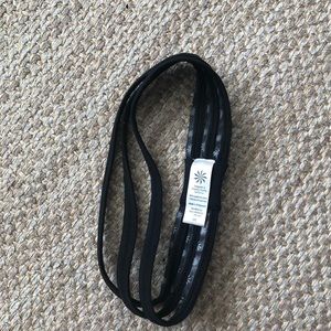 Charcoal gray Athleta 3 strand headband